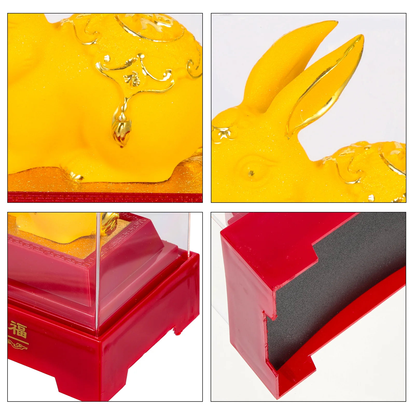 

Rabbit Year Statue Premium Cartoon Bunny Home Desktop Adorn New Year 2023 Zodiac Rabbit Decoration Spring Festival