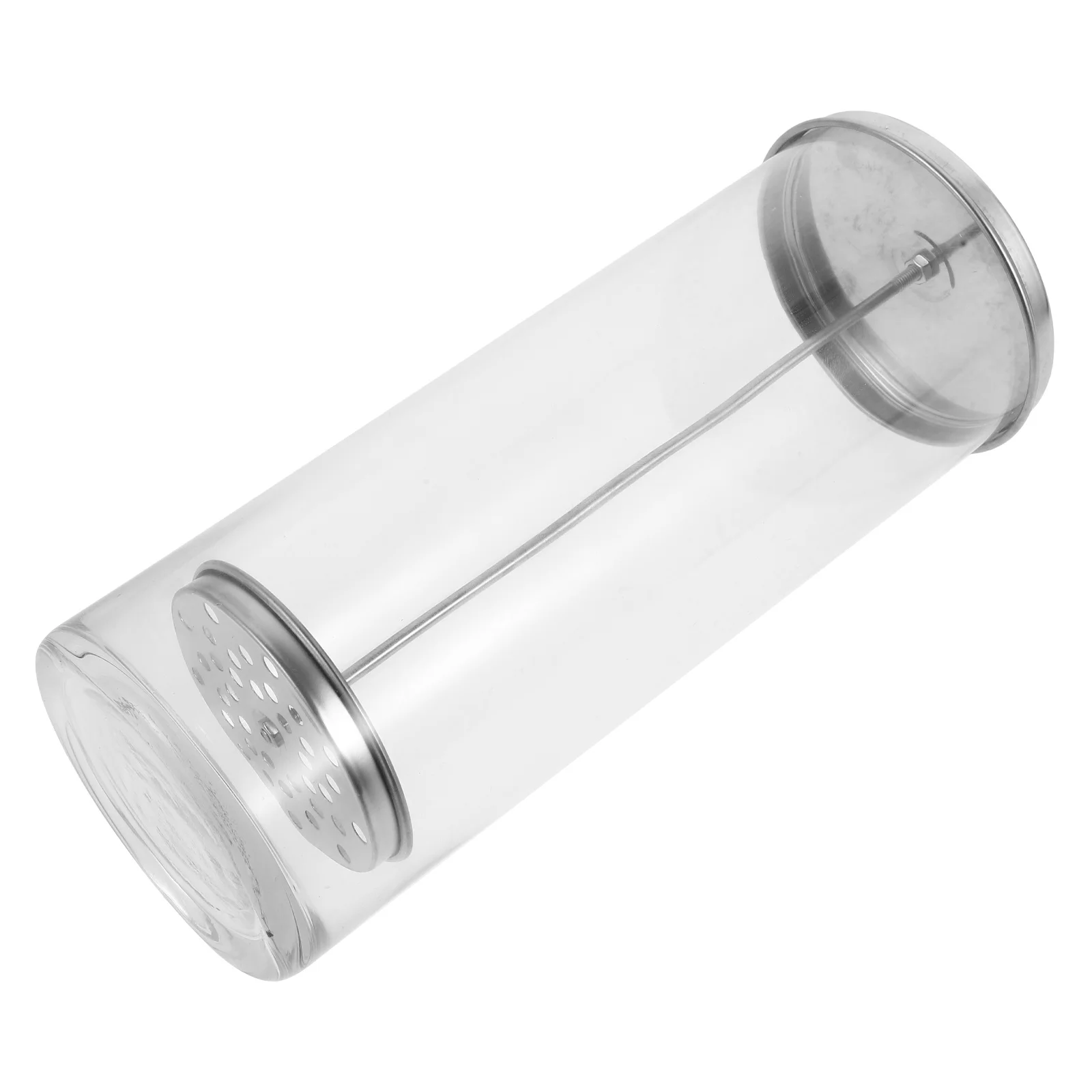 

Beautiful Stainless Steel Glass Straw Storage Box Countertop Dispenser for Kitchen Utensils Straw Storage Box Multi-Use Holder