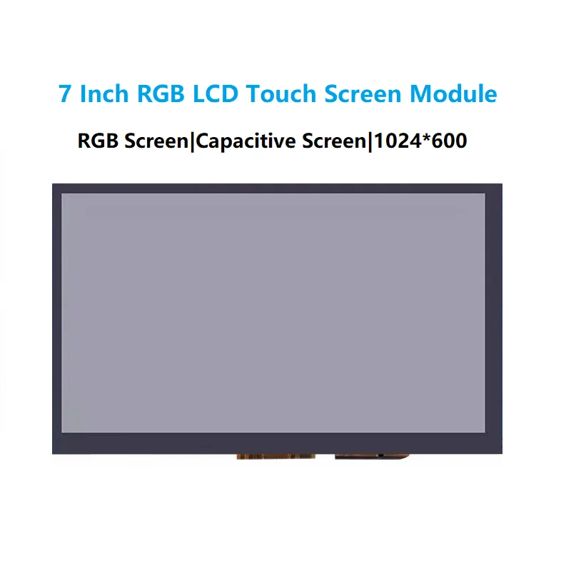 7 Inch 1024*600 LCD Display IPS Screen with capacitive touch RGB interface STM32 Display GT911