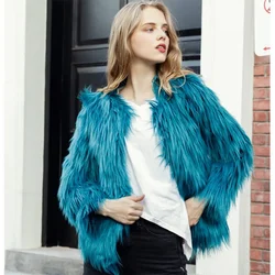 2024 Winter Fur Coat Women Fashionable Fur Jacke Lady Clothing