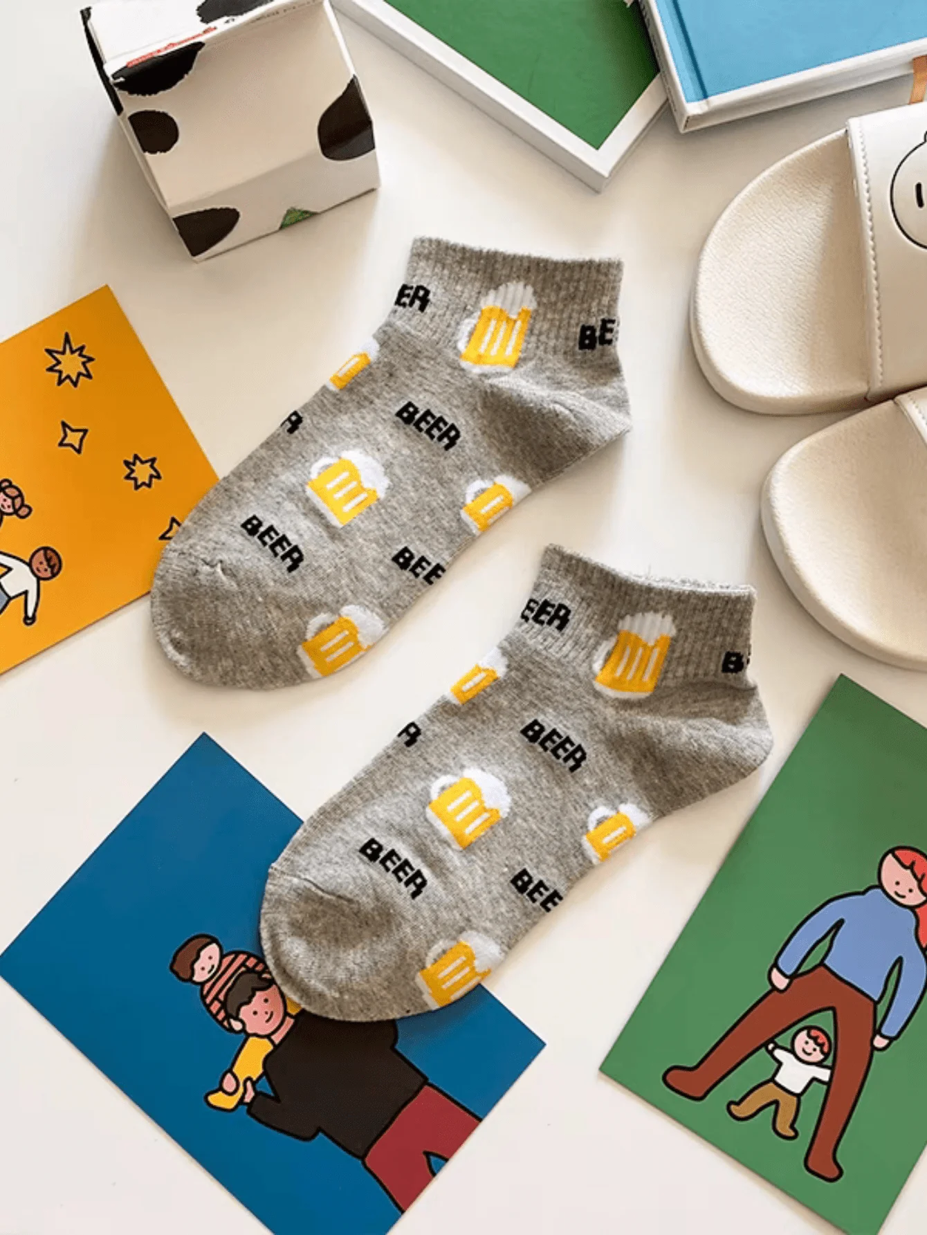 3/5 Paar süße Damen-Socken mit Motiven von Hamburger, Pizza und Pommes, süße Mädchen-Knöchelsocken, dünne, atmungsaktive Socken für Frühling, Sommer und Herbst, Freizeitsocken, Sportsocken, vielseitige Socken, Studentensocken, geeignet für den täglichen Gebrauch. – Detail 6
