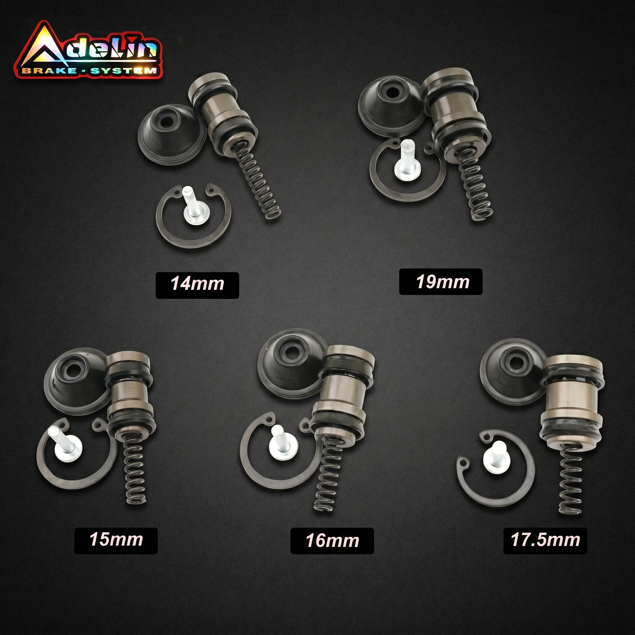 Origina Adelin Motorcycle PX1 Brake Pump Piston 14-19mm Hydraulic Clutch Plunger Repair Kit Master Cylinder Piston Accessories