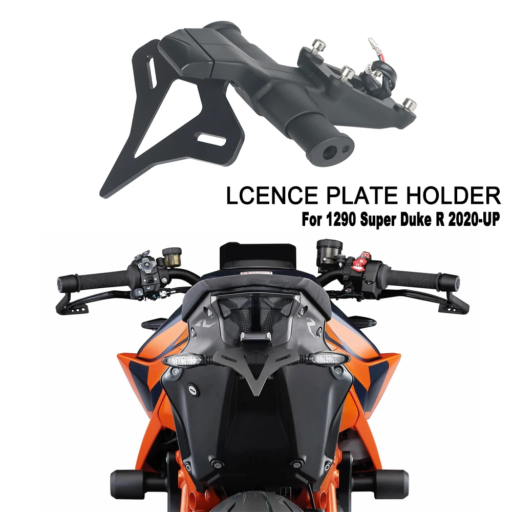 

Motorcycle Rear Short Tail Stock Tidy License Plate Holder Tailstock Bracket Kit For 1290 Super Duke R 2020 2021 2022 2023 2024