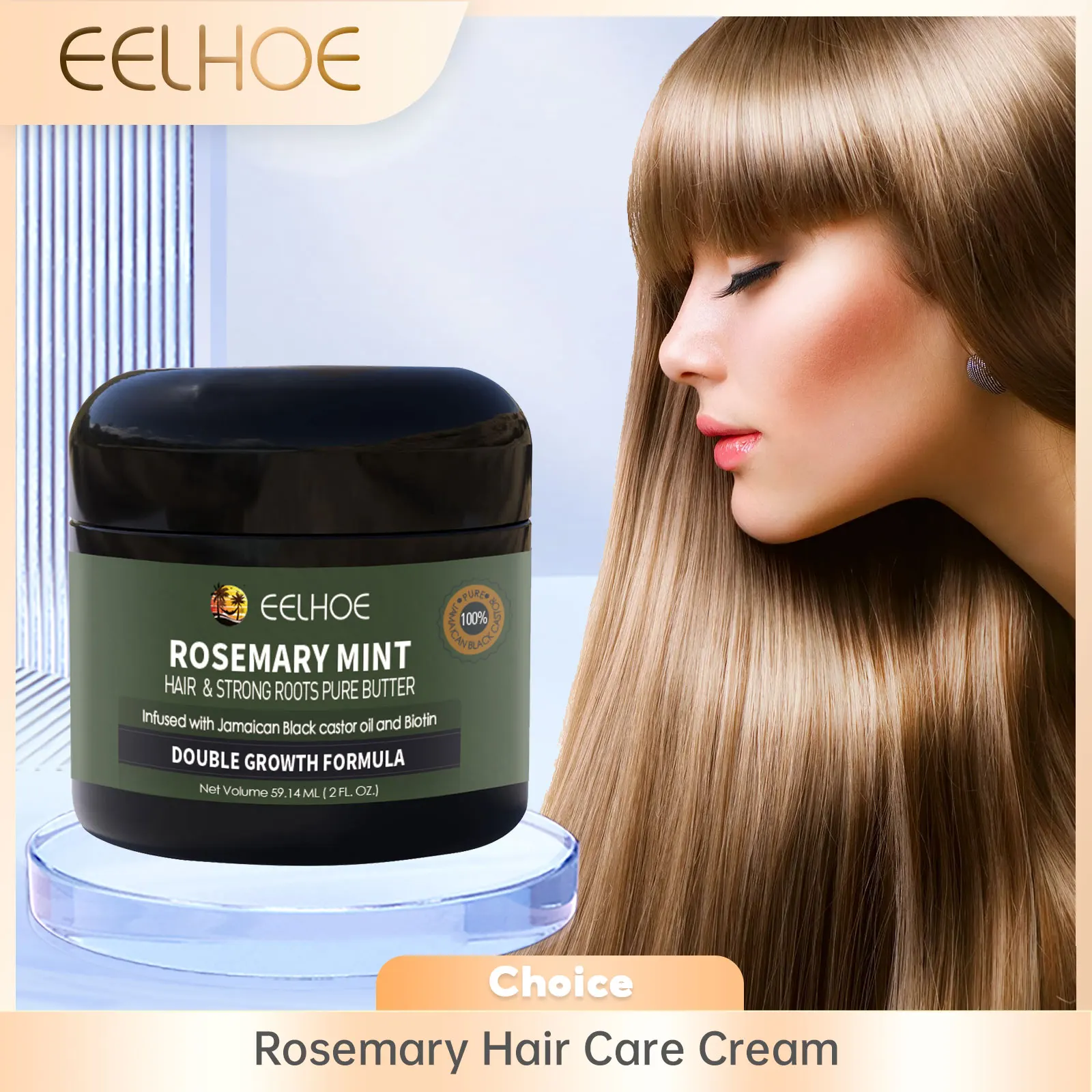 

Rosemary Mint Hair Conditioning Cream Restore Soft Smooth Improve Dryness Repair Hair Damaged Frizzy Anti Hair Loss Treatment