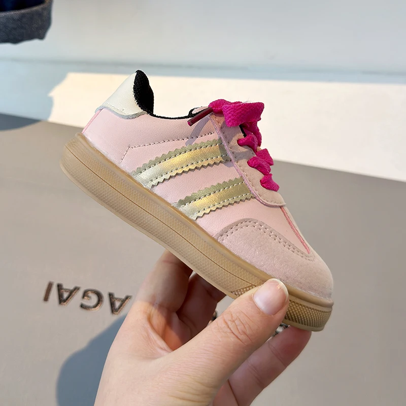 Spring Autumn Toddler Kids Boys Girls Classic Casual Sneakers Anti-Slip Sole Breathable Lightweight for Daily Walking Outdoor