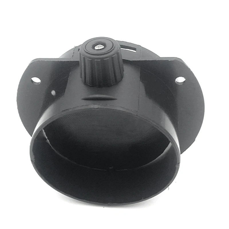 1 Piece Plastic Parking Heater Parts Black Air Outlet Vent With Valve For 2KW 5KW 8KW Webasto Eberspacher Parking Heaters 75 Mm