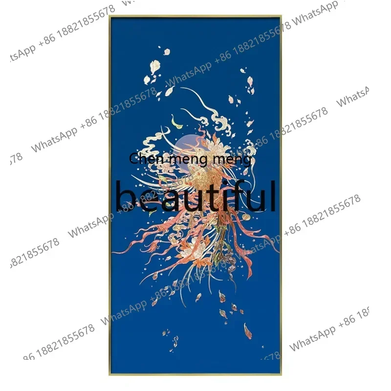 zJ Duplex building empty decorative painting vertical plate entrance corridor enamel paintingK182