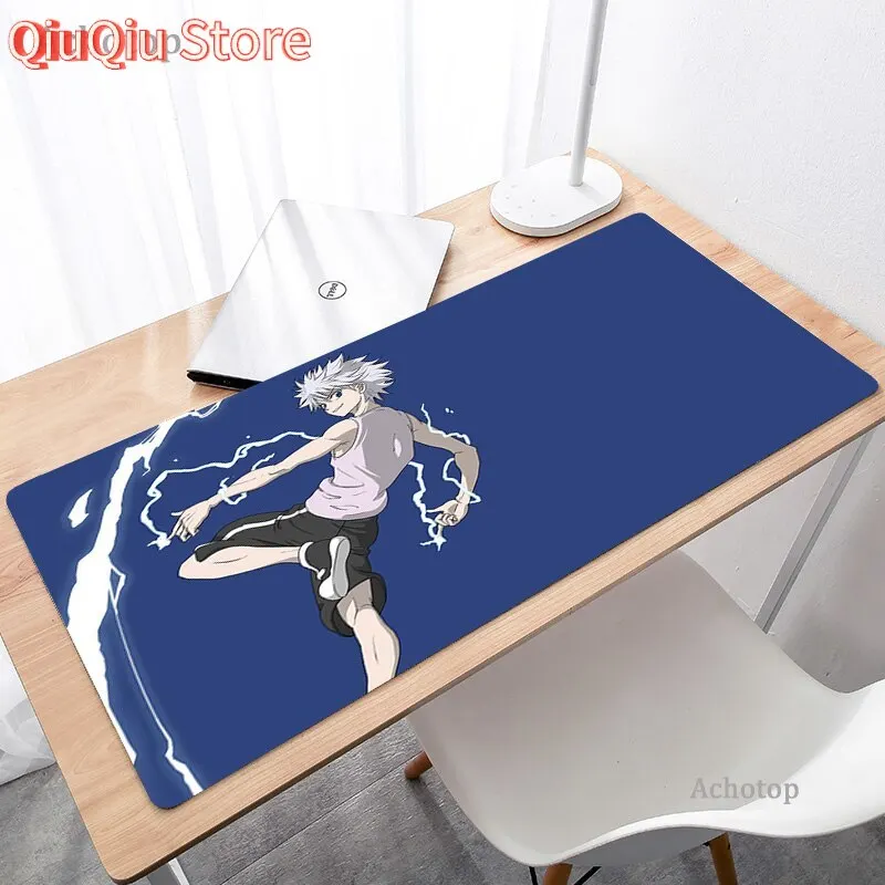 Hunter X Hunter Killer Hisoka Figur Gaming Mauspad PC Angepasst Große Büro Gamer Computer Lock Edge Anime Schreibtisch Matte