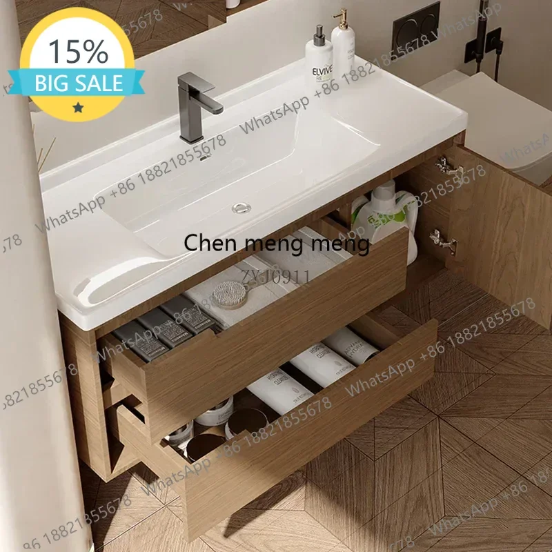 

L07 Corner cabinet, wooden furniture, bathroom storage, towel rack, salon station, toilet column, sink base, floor