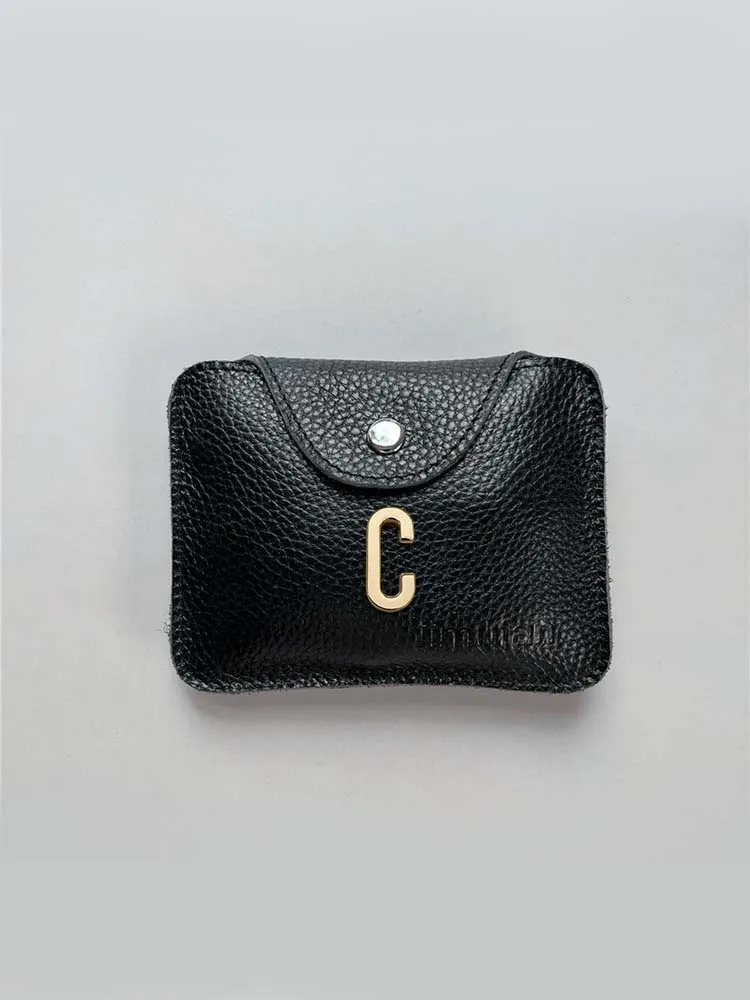 Customized Personalized Customer Name Fashion-Forward Coin Purses for Women Sturdy PU Design Artistic Phrases Words