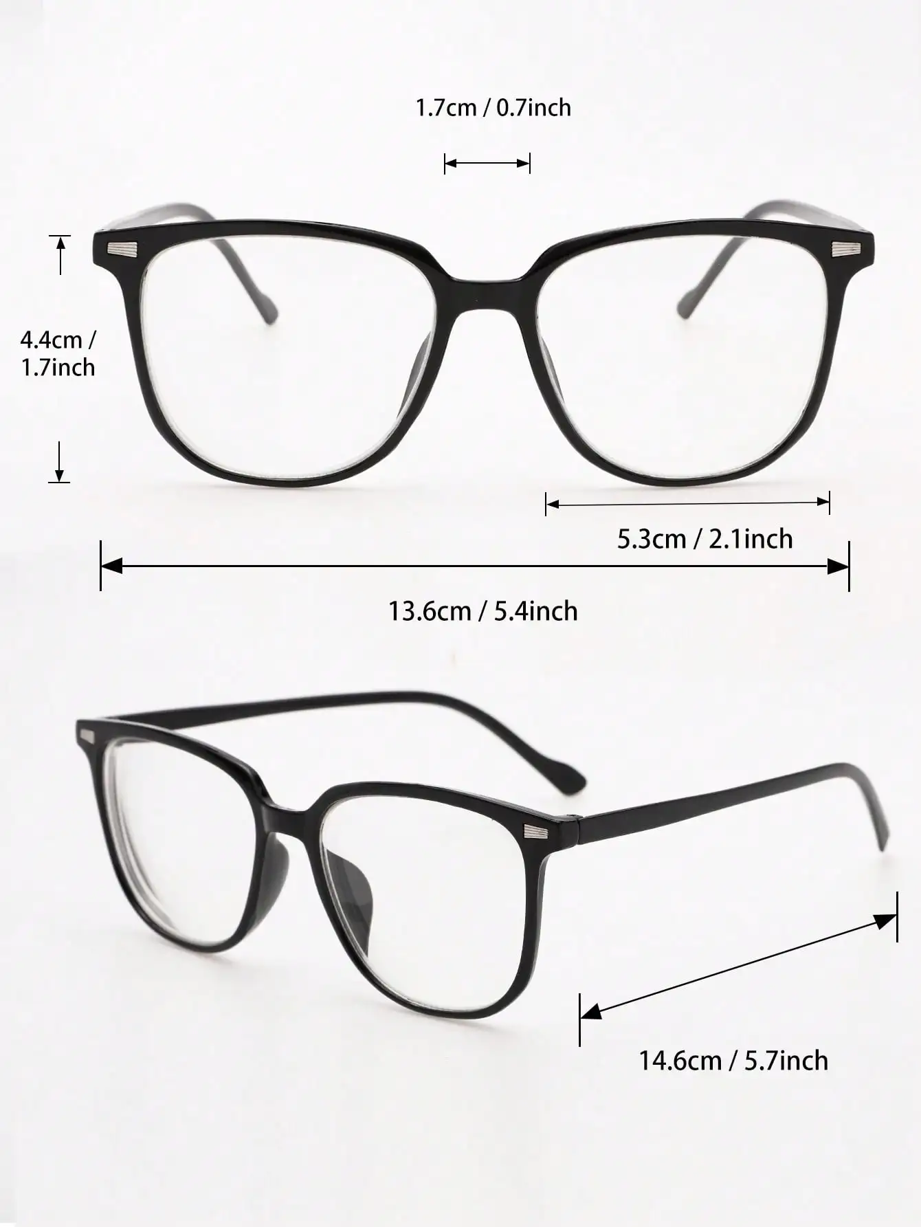 1/2/3PCS Classic Unisex Square Frame Fashion Photochromic Glasses For Daily Life Fishing image 5