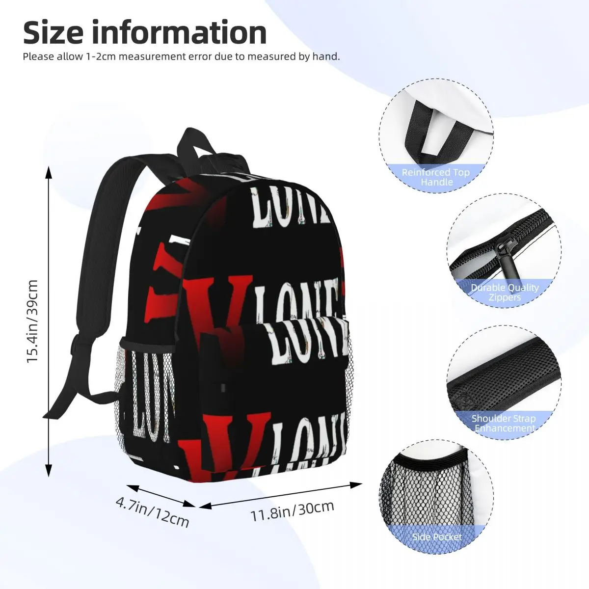 Vlone mochilas meninos meninas bookbag dos desenhos animados estudantes sacos de escola viagem bolsa ombro grande capacidade