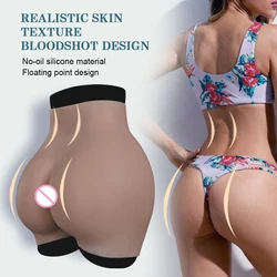 Dokier No-oil Silicone Realistic Vagina Hip Pants Crossdresser Pussy Pants Transgender Artificial Sex Fake Enhancer Hip Lift