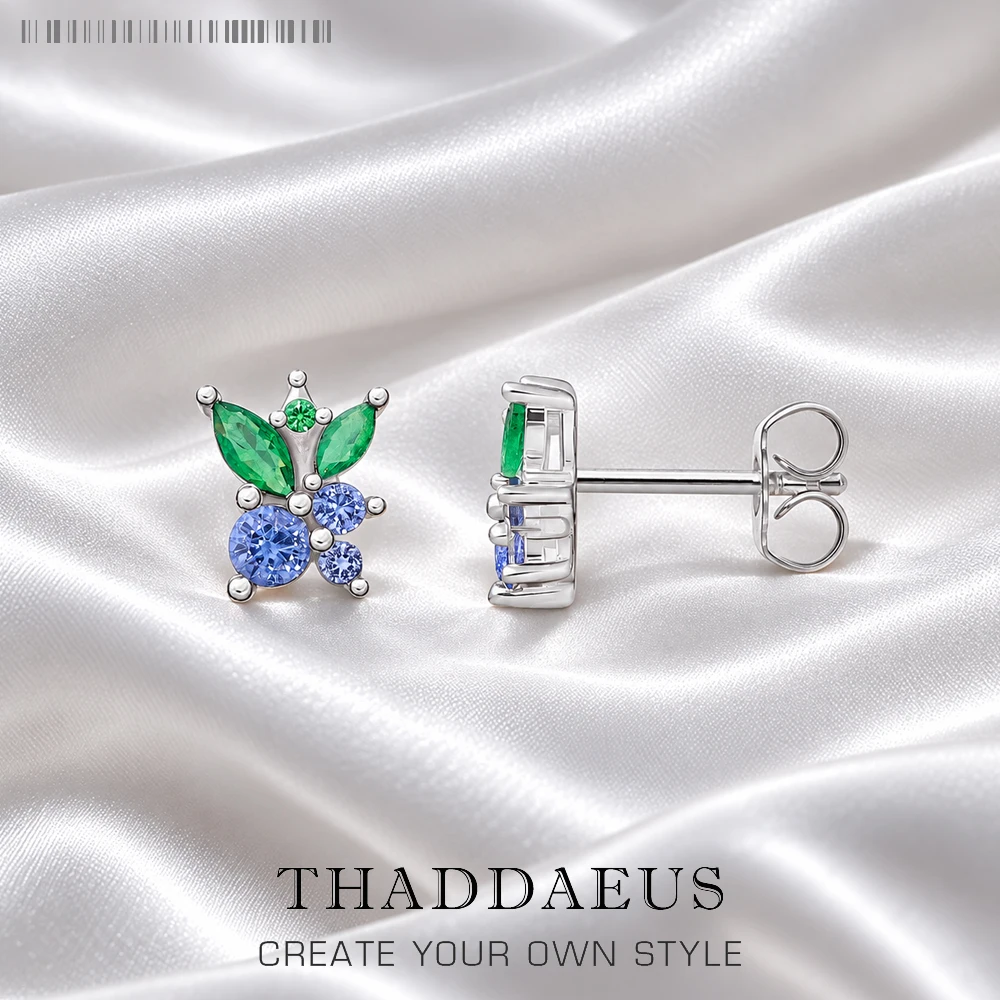 Plant Support Stake - Stud Earrings Blueberry Europe Style Sweet