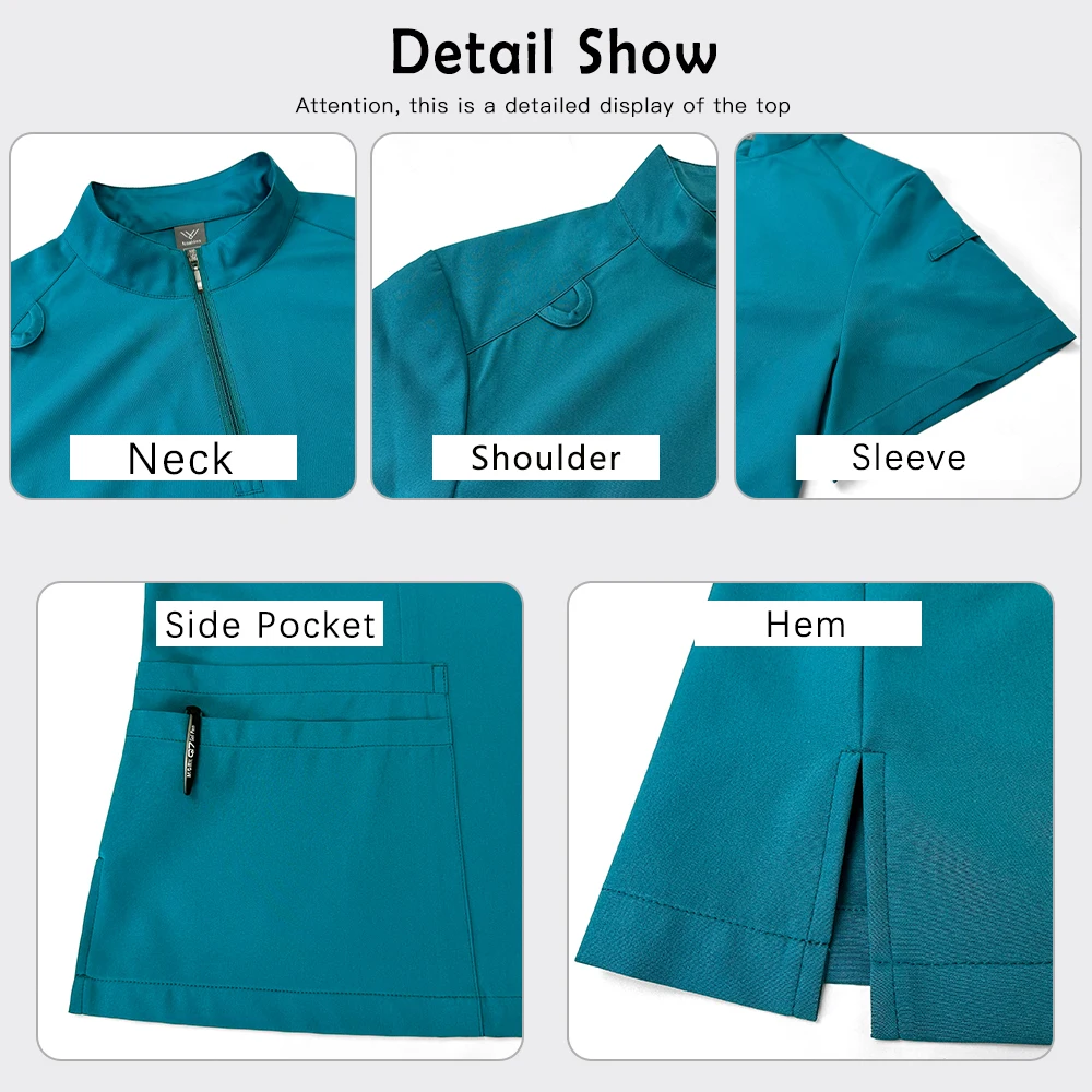 Unisex Gerade Hosen Anzug Krankenhaus Chirurgische Peelings Set Arzt Uniform Frauen Männer Medizinische Zahnarzt Overalls Apotheke Labor Arbeitskleidung