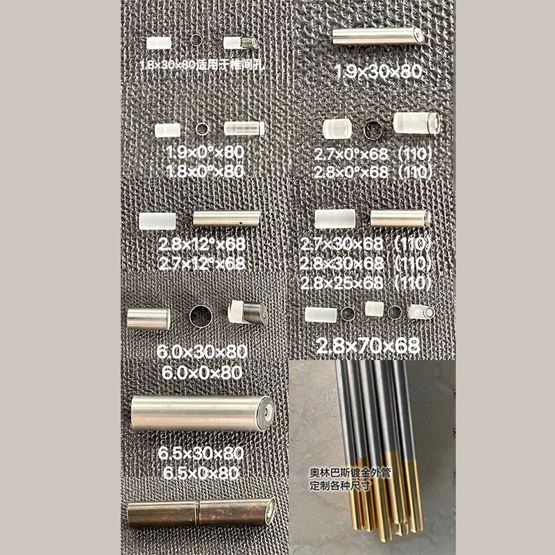 Réparer et vendre une variété de lentilles d'objectif d'endoscopes rigides neufs, y compris des modèles de Storz, Wolf et d'autres marques. Veuillez