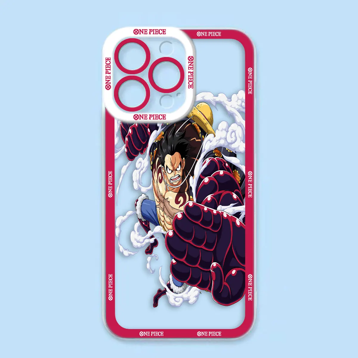 One P-Piece Luffy Zoro Gear 5 Cover Clear Phone Case For Redmi Note 15 14 13 12 11 11T 11S 10 9 10S 9S 8 Pro Max Plus Shell Case