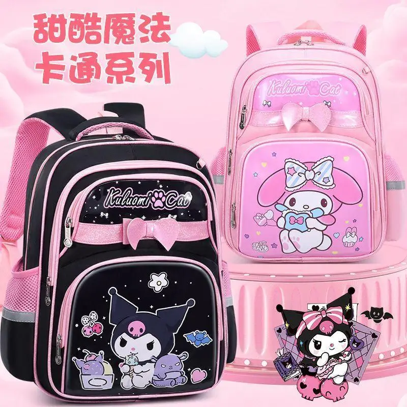 Sanrio Kuromi Schoolbag My Melody Girl Princess Style Backpack Fashion
