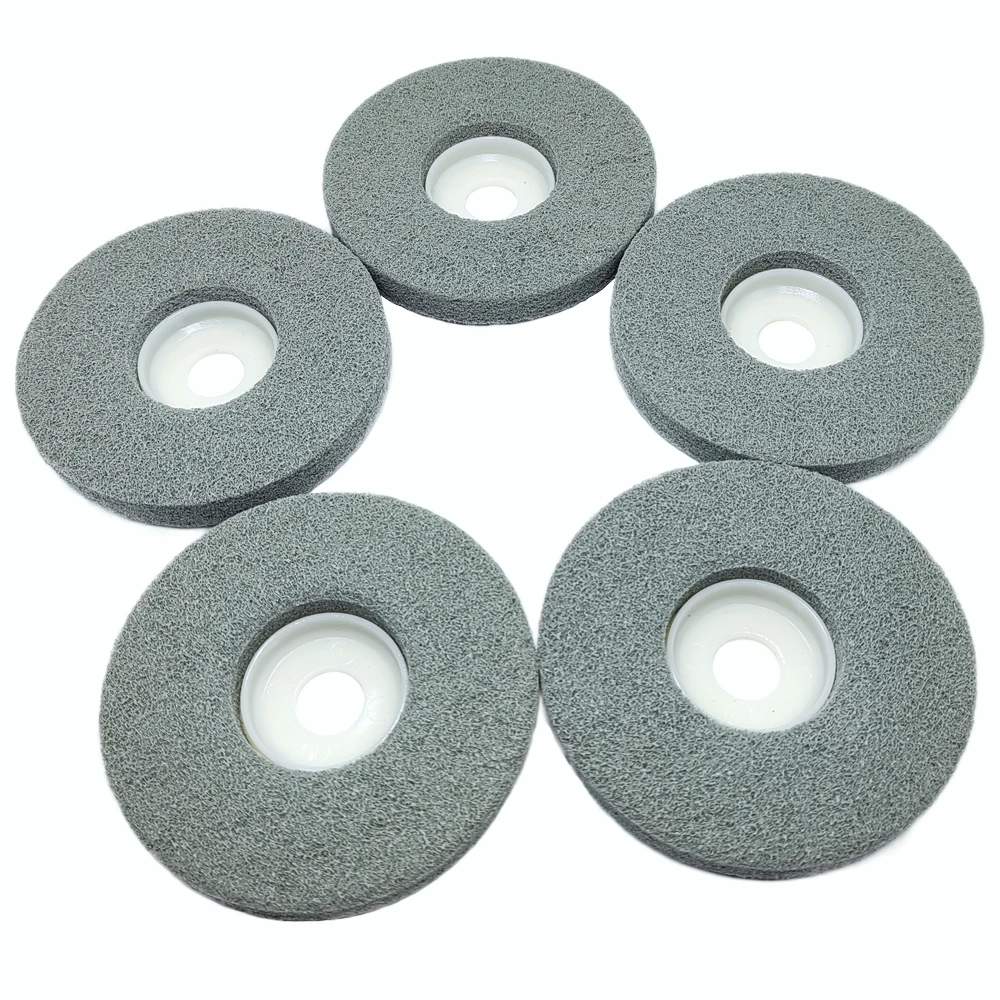 1PC 4 Inch 100mm Nylon Fiber Polishing Wheel Abrasive Sanding Disc For Angle Grinder Granite Marble Tile Grit 80-1000#