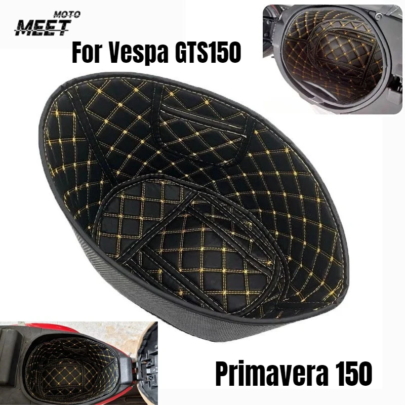 

For Vespa Sprint Primavera 150 Motorcycle Storage Box Liner Luggage Tank Cover Seat Bucket Pad Detachable Inner Liner Lining