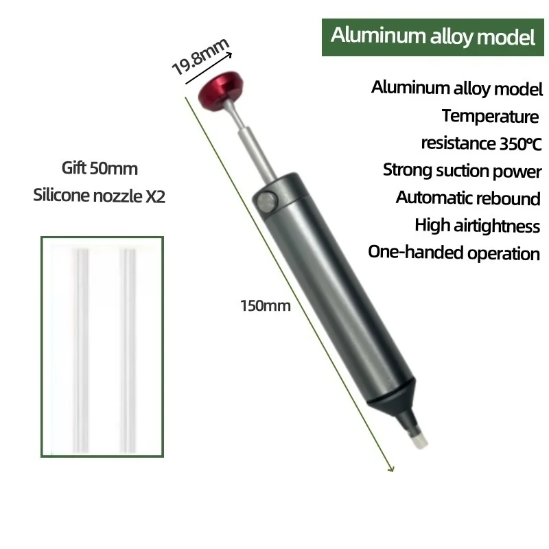 SMD Vacuum Sucking Suction Pen Remover Sucker Pump IC SMD Tweezer Pick Up Tool Solder Desoldering Headers