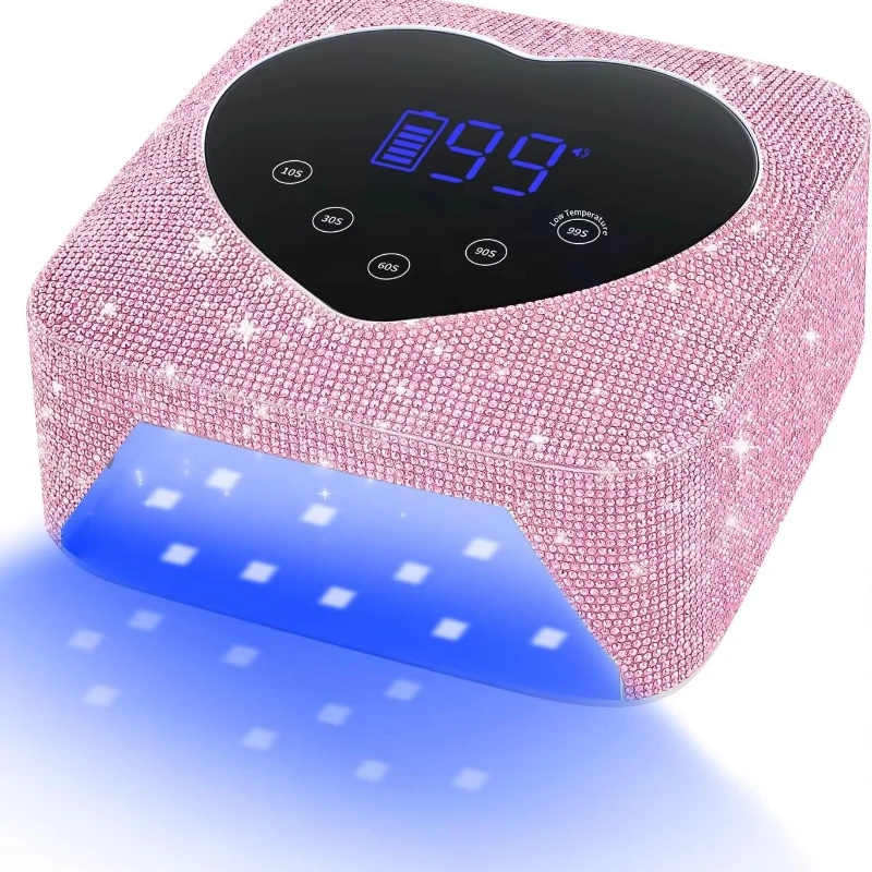 

Professional Nail UV Lamp, 74w Cordless Rechargeable UV Ray , Salon Fast Nail Dryer Curing Lamp