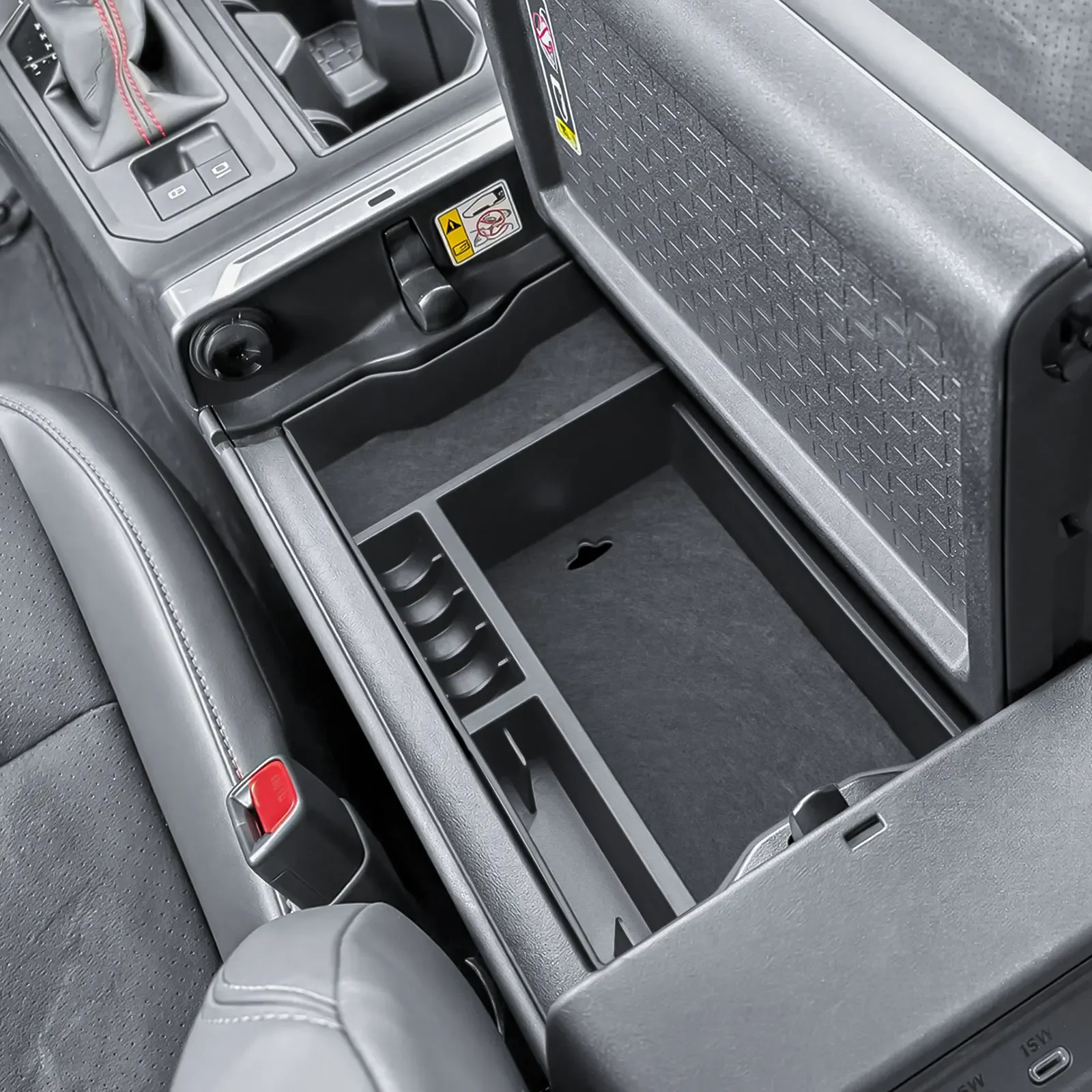 For Toyota RAV4 RAV 4 2026+ Silicone Center Console Cup Holder Passenger Armrest Storage Box Tray Interior Special Accessories 5