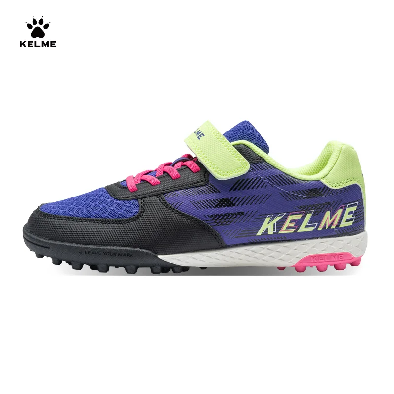 KELME Children\'s Football Boot  Boys And Girls TF Soccer Shoes Artificial Grass Anti-Slippery Youth AG Sports Training Shoes