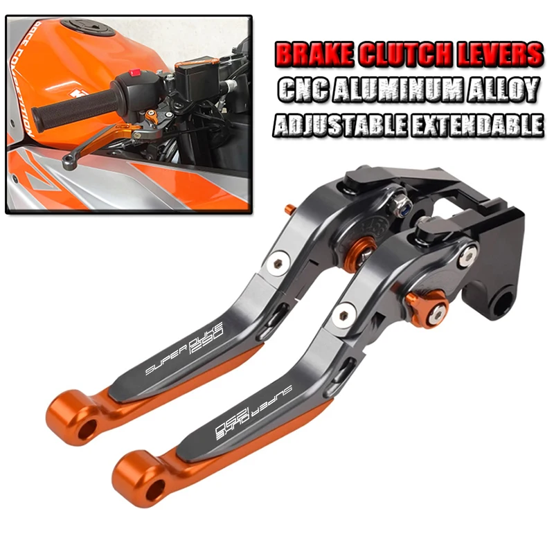 For KTM 1290 SUPER DUKE R/GT/RR/R EVO Motorcycle Accessories Clutch Lever Brake Lever Extendable Folding  Adjustable Levers