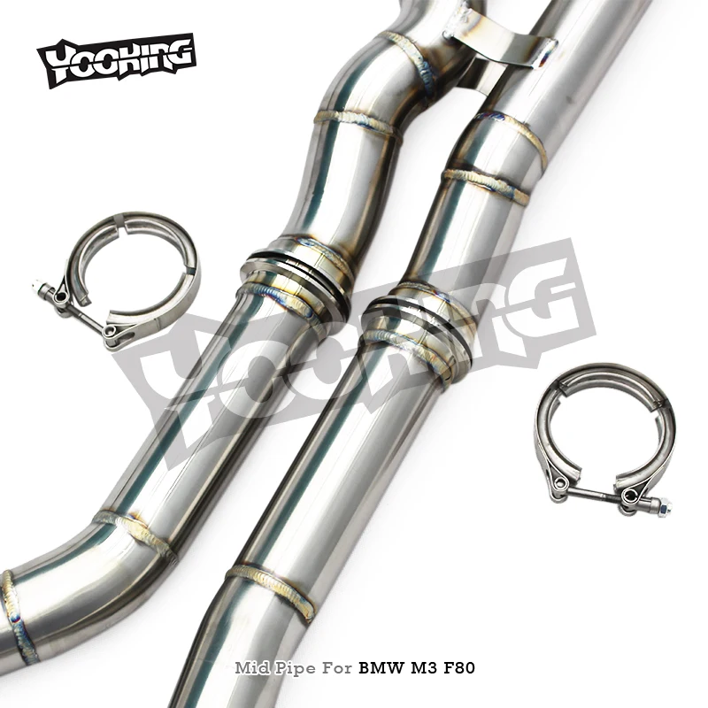 OEM Newest 2.5inch Equal Length Z Mid Pipe For BMW M3/M4 F80/F82/F83 S55 3.0T 2015-2017 Stainless Steel Exhaust Pipes