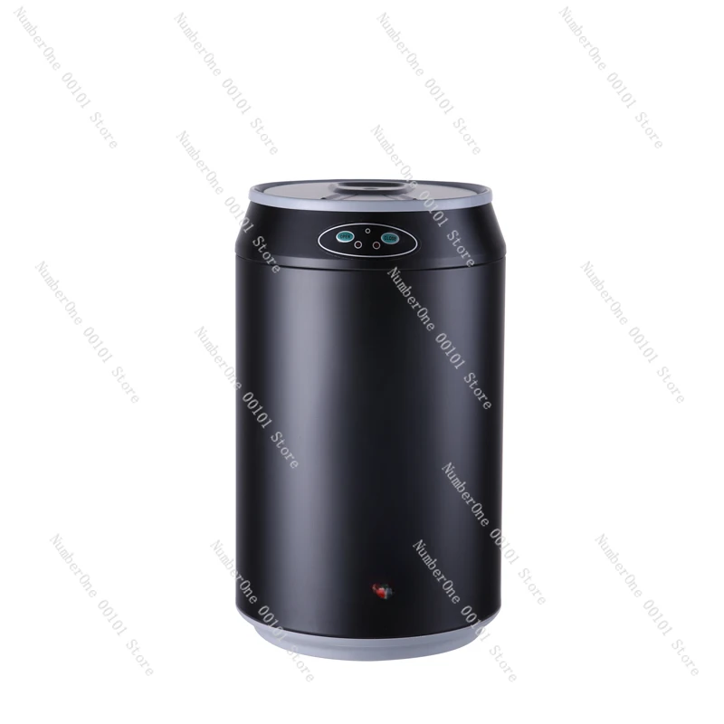 Stainless Steel Can Net Red Creative Smart Trash  Automatic Sensing with Cover Home Living Room Bedroom Kitchen