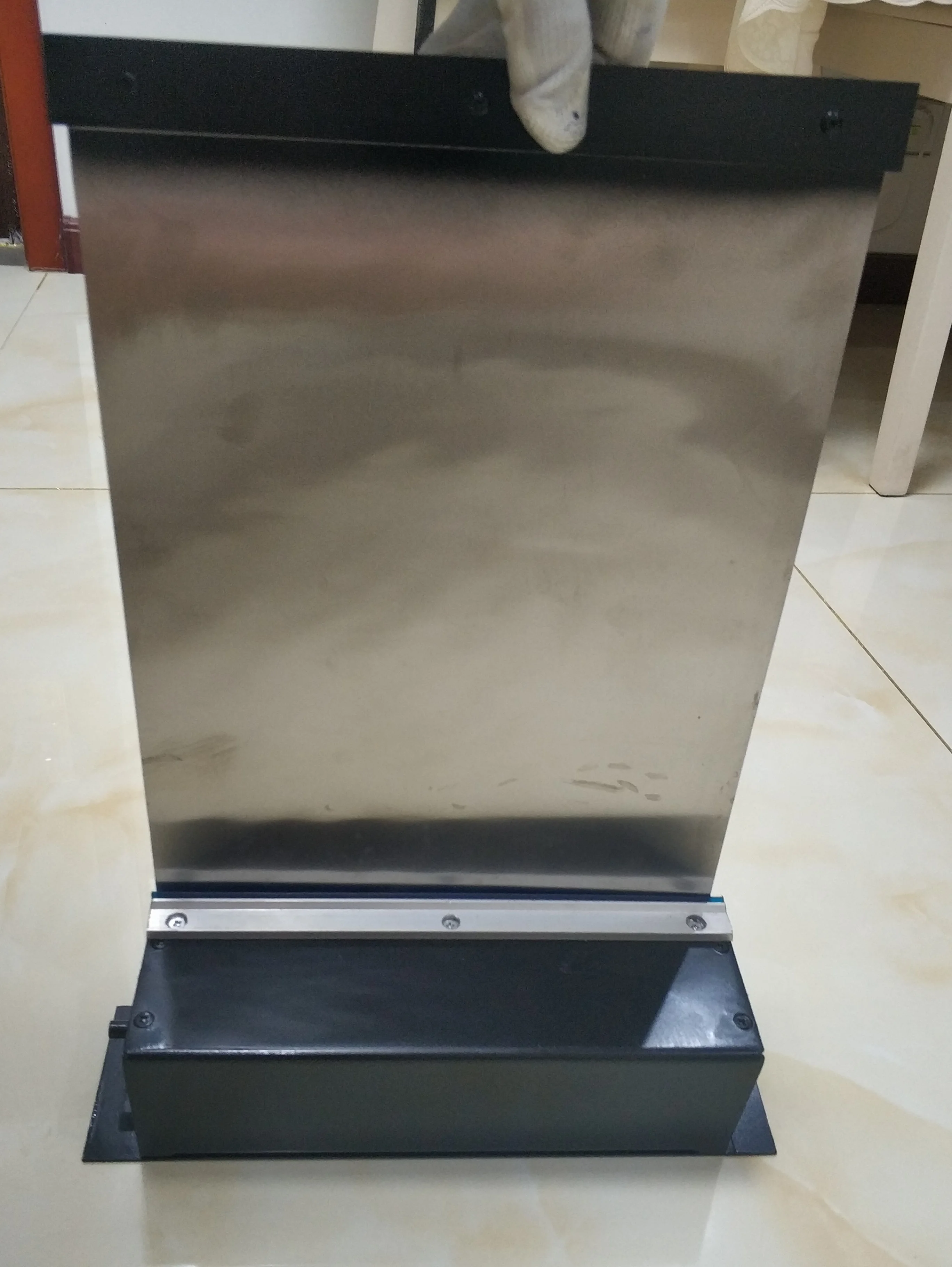 Box type Rolling curtain shield SS band cnc machine protection,W 500mm x L 800mm