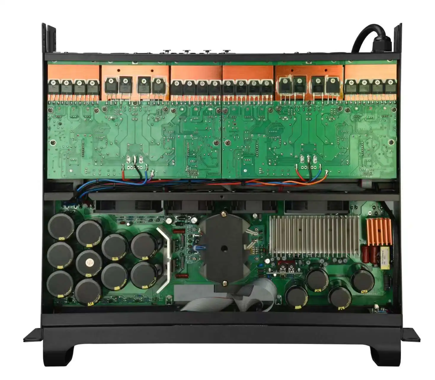 Paulkitson FP10000Q Vierkanaliger Leistungsverstärker 8Ω 4Ω 2Ω Optional Klarer Klang Geräuscharm Professionell für Veranstaltungen, Zuhause, Partys und Live-Auftritte – Detail 5