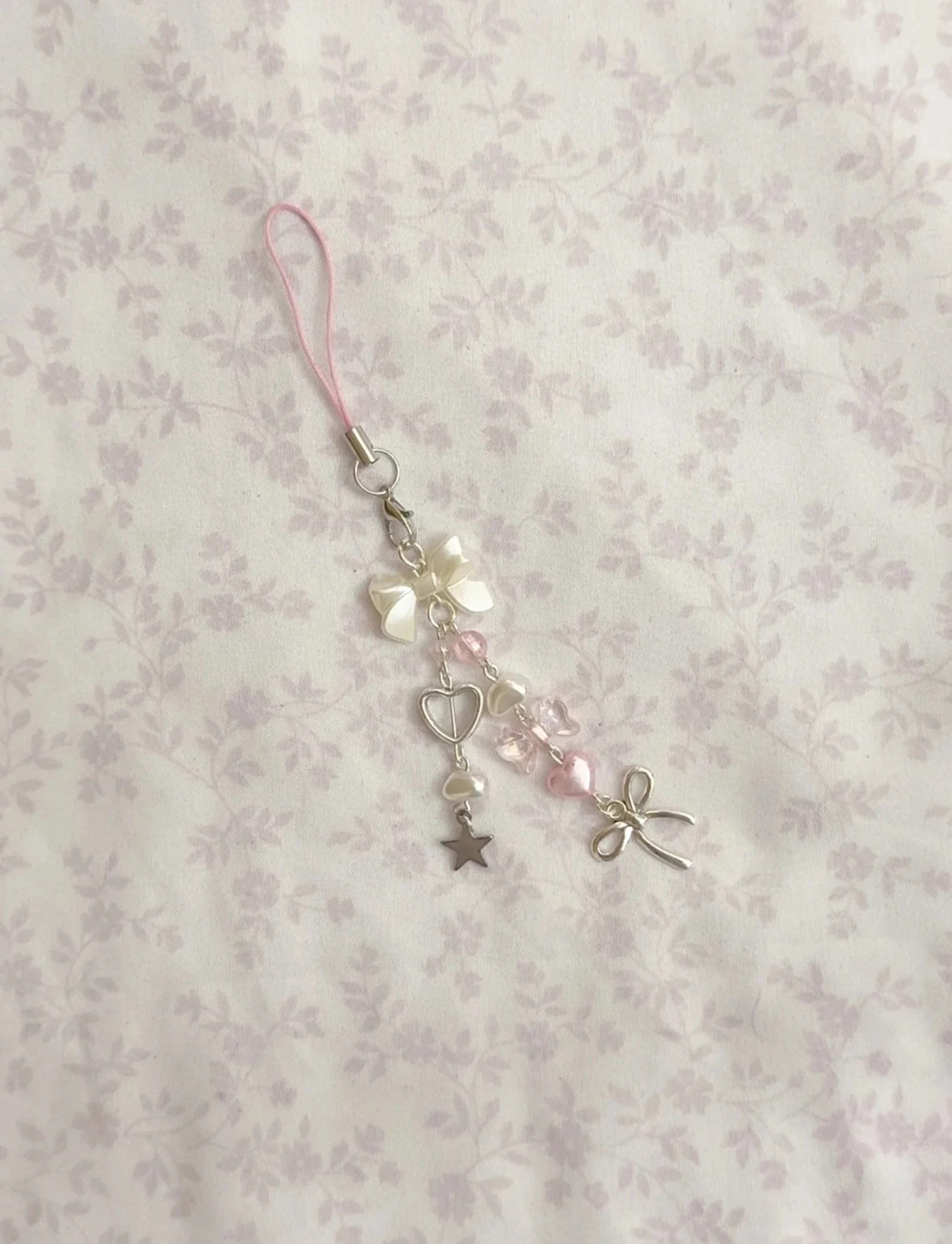 الهدايا الإبداعية المصنوعة يدويا، Y2K، سحر الهاتف القوس كوكيت الوردي، KPOP