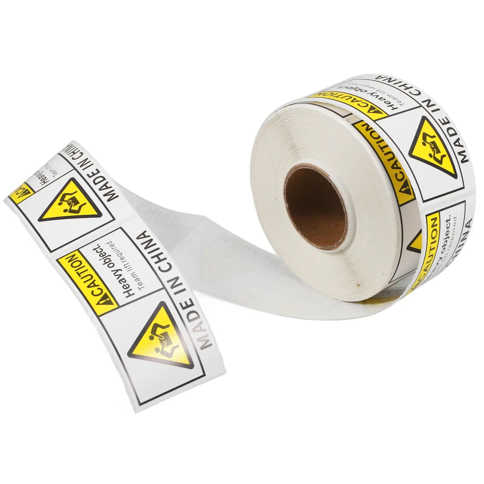 

Сверхпрочные водонепроницаемые предупреждающие наклейки для тяжелых грузов: требуется подъемная техника, самоклеящиеся, для команд по транспортировке и перемещению