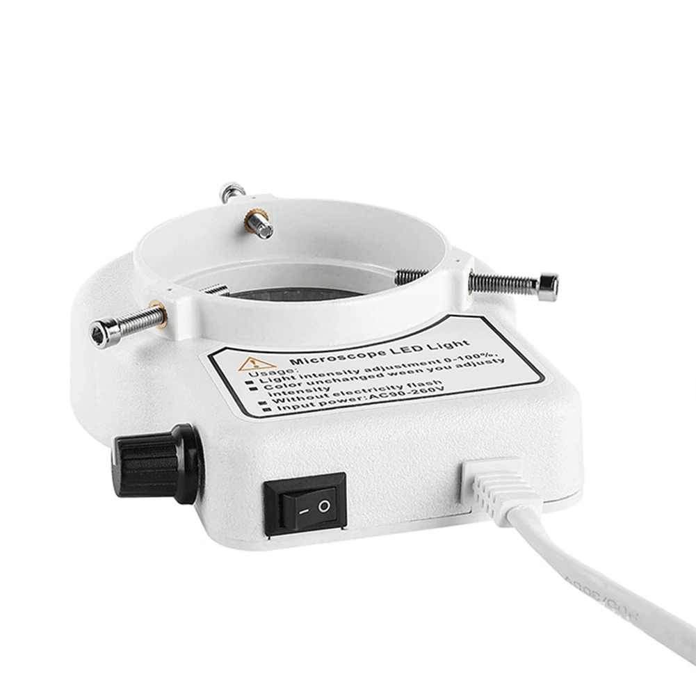 ABNM 調整可能な LED リングランプ照明ランプ業界産業ステレオビデオカメラ三眼顕微鏡レンズ耐久性のある米国