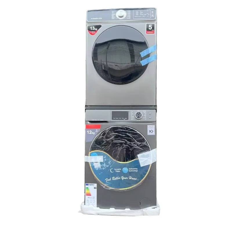12kg Front Loading Smart Wash Steam Washer Energy Saving 15 Mins Quick Wash 1400RPM Automatic Dark Grey EU Standard