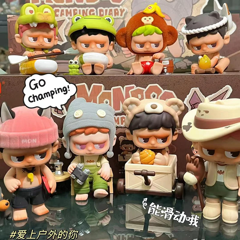 

Blind Box Monboo The Camping Dairy Series Mystery Box Toys Figure Surprise Mystery Box Dolls Girls Gift