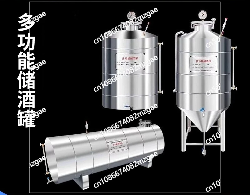 304 Stainless Steel Wine Tank Wine Jar Wine Storage Tank Sealed Barrel Baijiu Fermentation Barrel Oil Barrel
