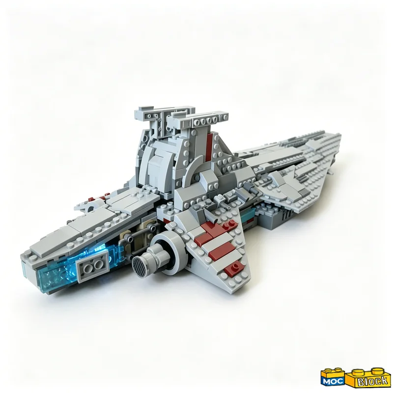 701PCS Smart Play Star Destroyer‑Alternate Build Of 75426 Millennium Falcon War Series Capital Ship MOC Model Blocks DIY Gifts