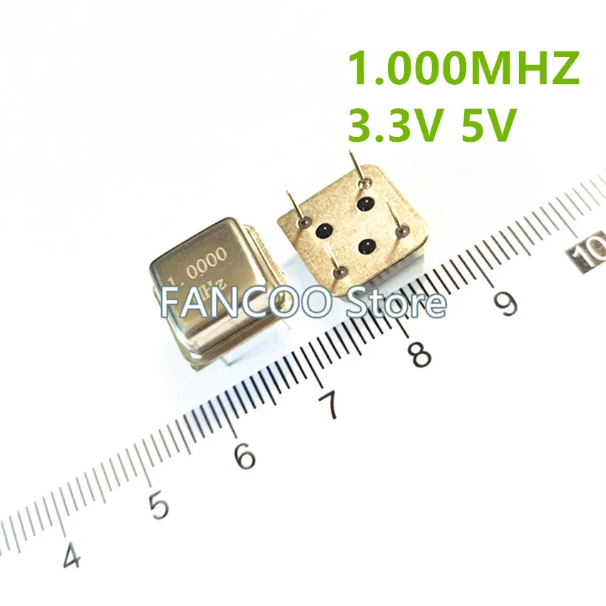 5 stücke 1,000 MHz 1,000 m 1m 1MHz halbe Größe 3,3 V 5V Kristall uhr Oszillator OSC Dip-4 1m-200m 2,000 MHz 3m 4m 5m 6m 8m 9m 10m 12m 15m