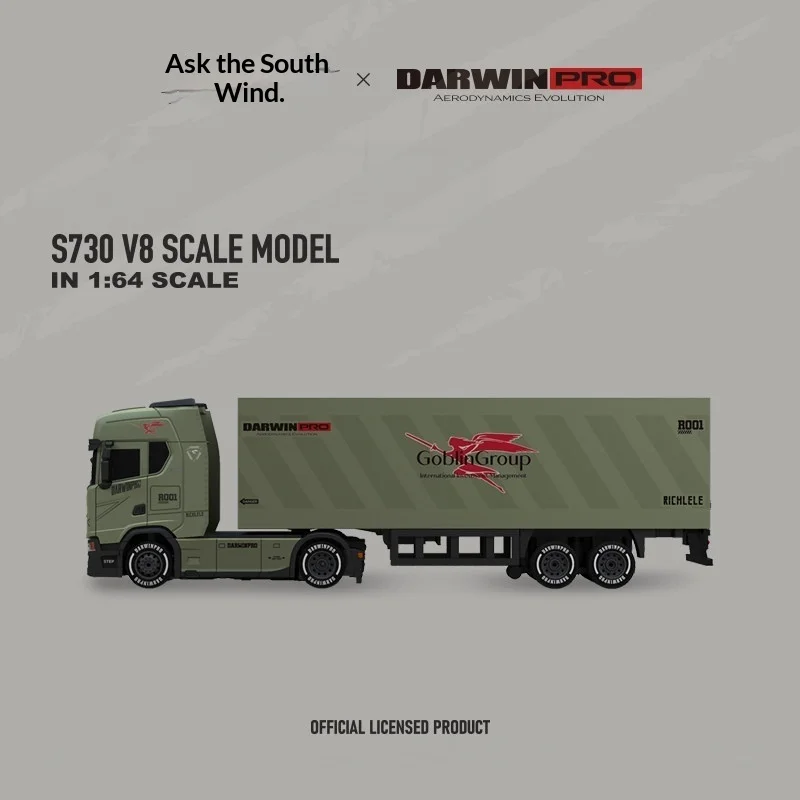 New In Stock Darwinpro X Wennanfeng 1:64 Full Scale Rc Drift Truck Remote Control Scale Model Collectible Vehicle For Hobbyists
