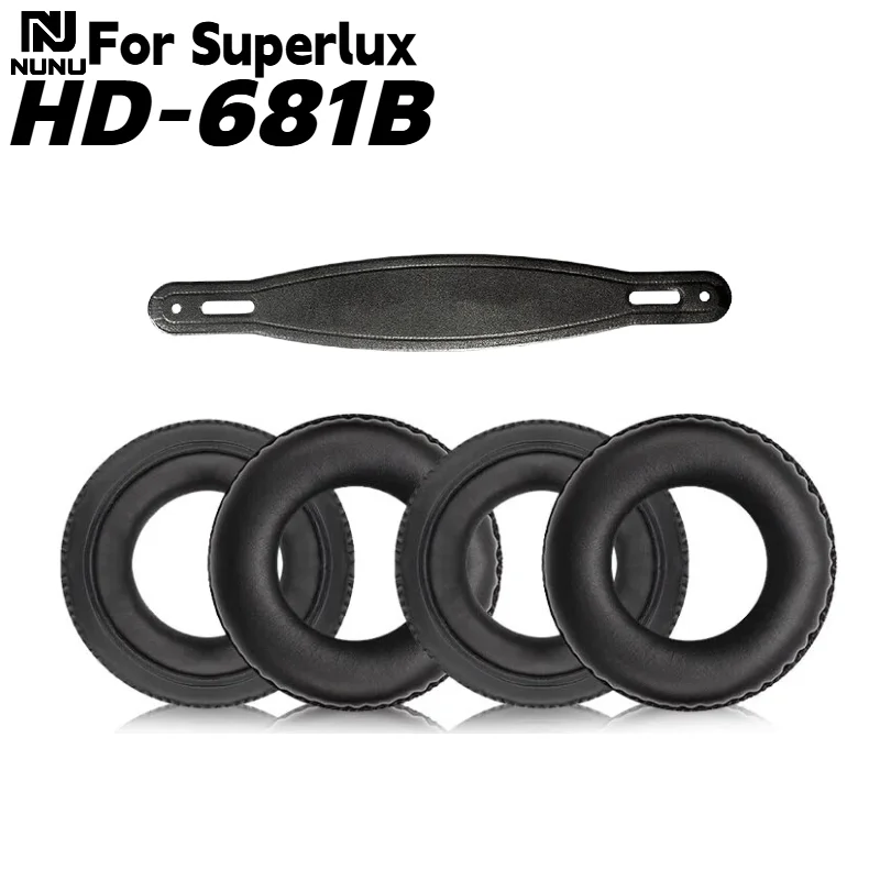 Сменные амбушюры NUNU из протеиновой кожи для наушников Superlux HD-681B, запчасти для ремонта из протеиновой кожи