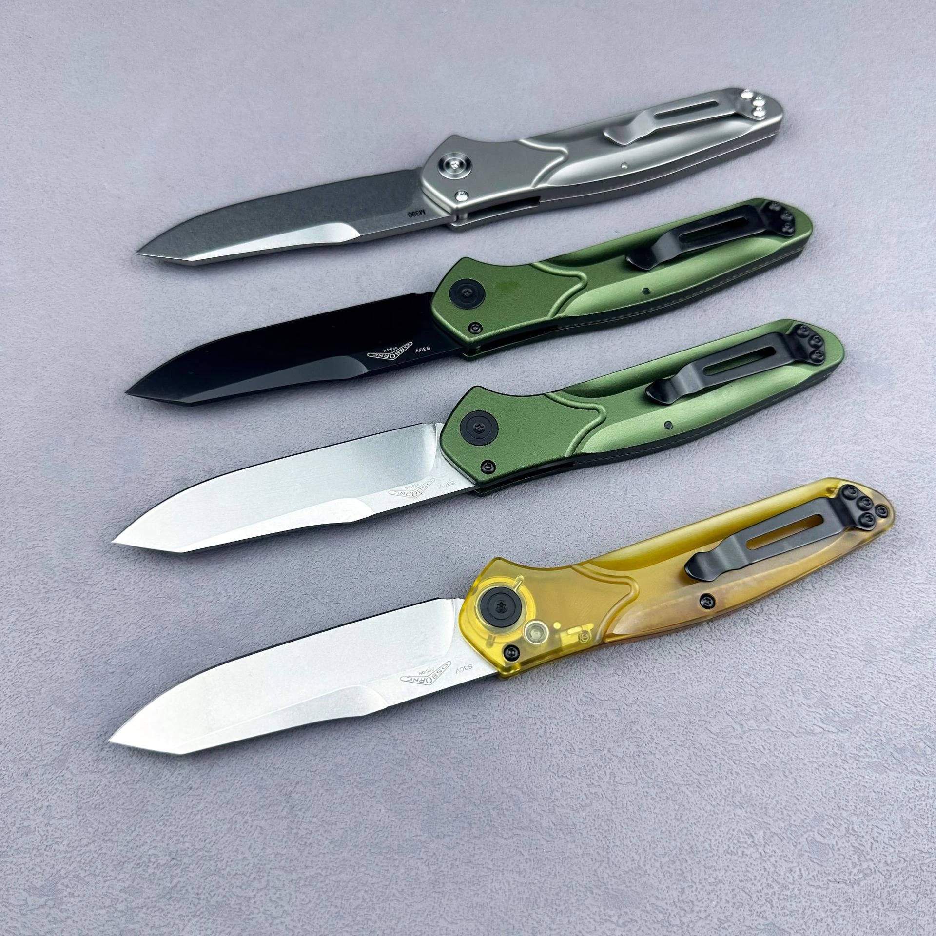 BM 9400 Osborne Pocket Folding Knife D2 Blade Aluminum/PEI Handles Tactical Hunting Survival Camping Hunting Gear Knives