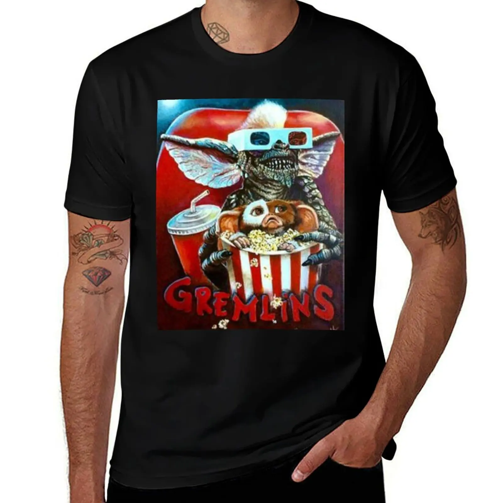 

Gremlins T-Shirt vintage t shirts anime shirt for a boy Men's clothing