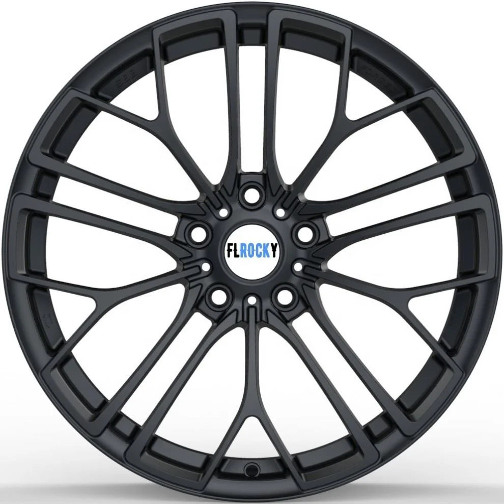 Customize 18-Inch Forged Rims 5X120 Wheel 6061-T6 Aluminum Alloy Custom Wheels Gloss Black With Machine Face 20Mm ET