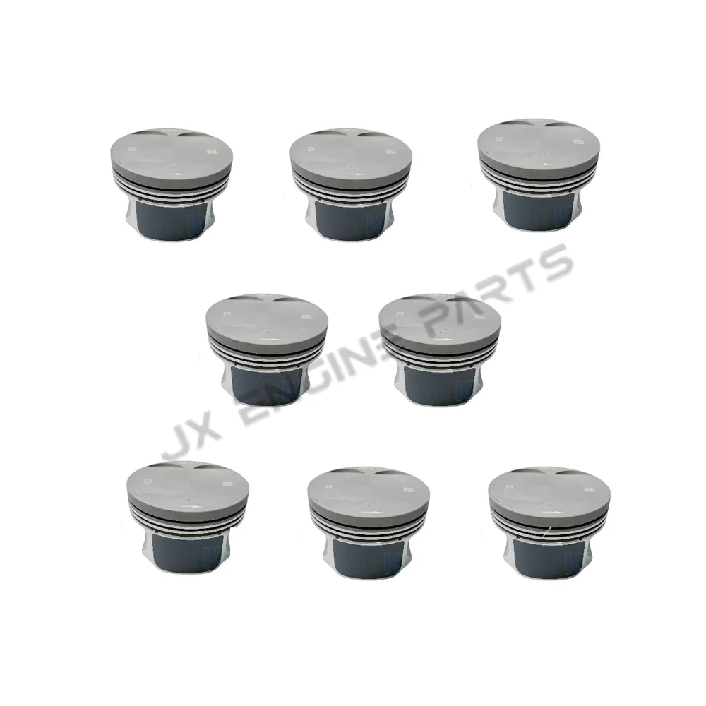 M62 Engine Rebuild Kit Piston & Piston Ring Set For BMW 4.4 540i 740i 740iL 840Ci X5 Land Rover Range Rover III L322 4.4L M62B44