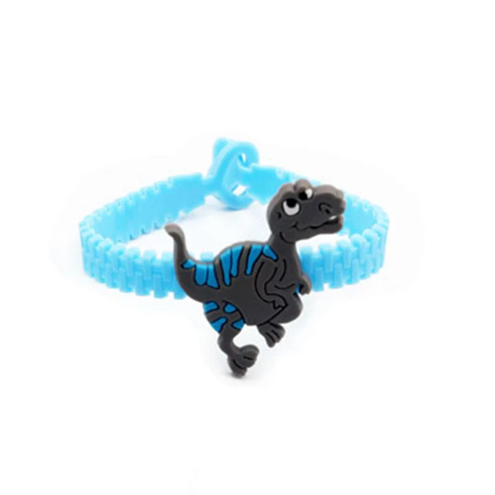 

12 Pcs Girl PVC Dinosaur Bracelet Child Kids Bracelets for Girls Colored Wristbands