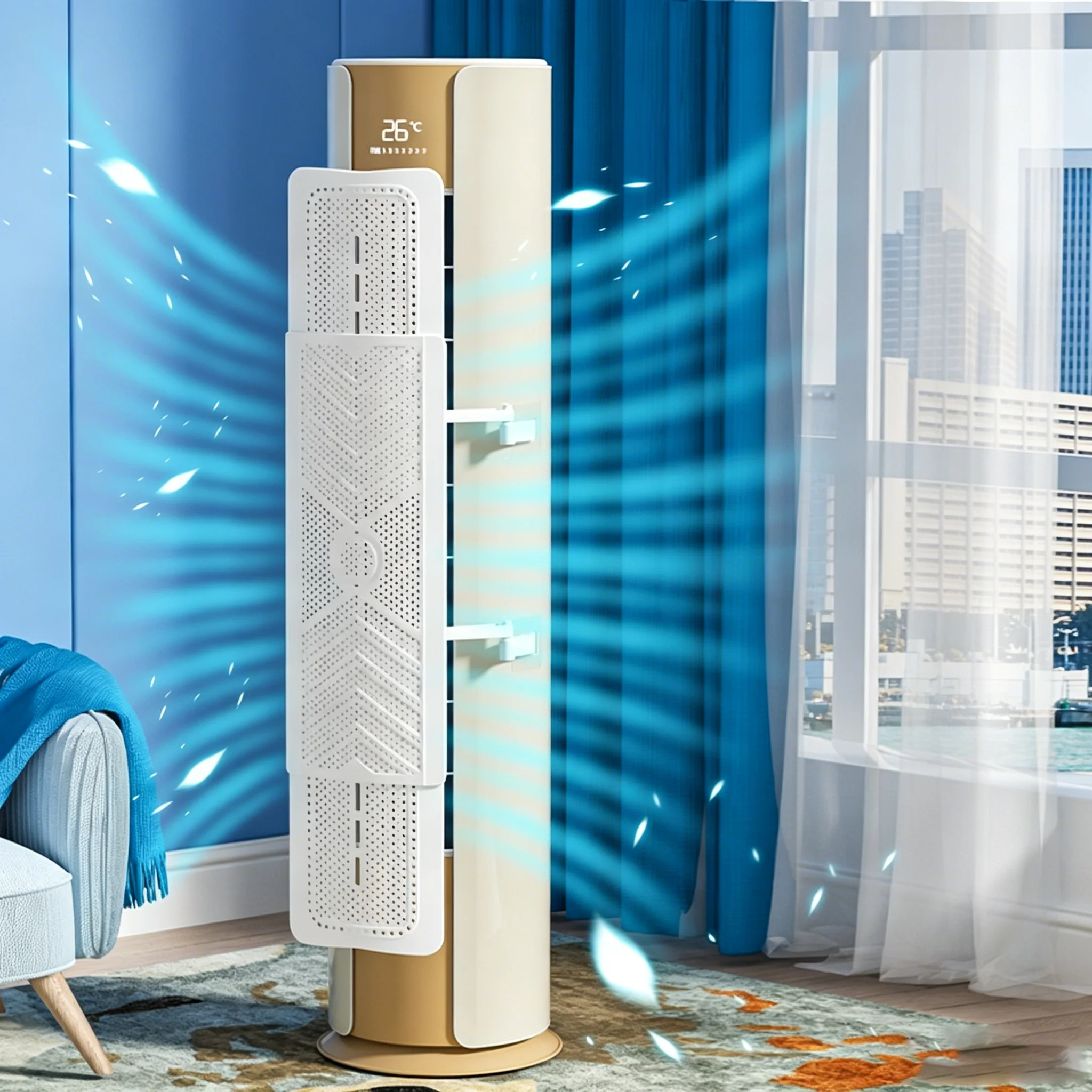 1Pcs Vertical Air Conditioner Wind Deflector, an Adjustable and Extendable Air Conditioner Wind Deflector It Features an Easy-To-Install, No-Drill Plastic Wind Deflector That Prevents Direct Wind and Effectively Blocks