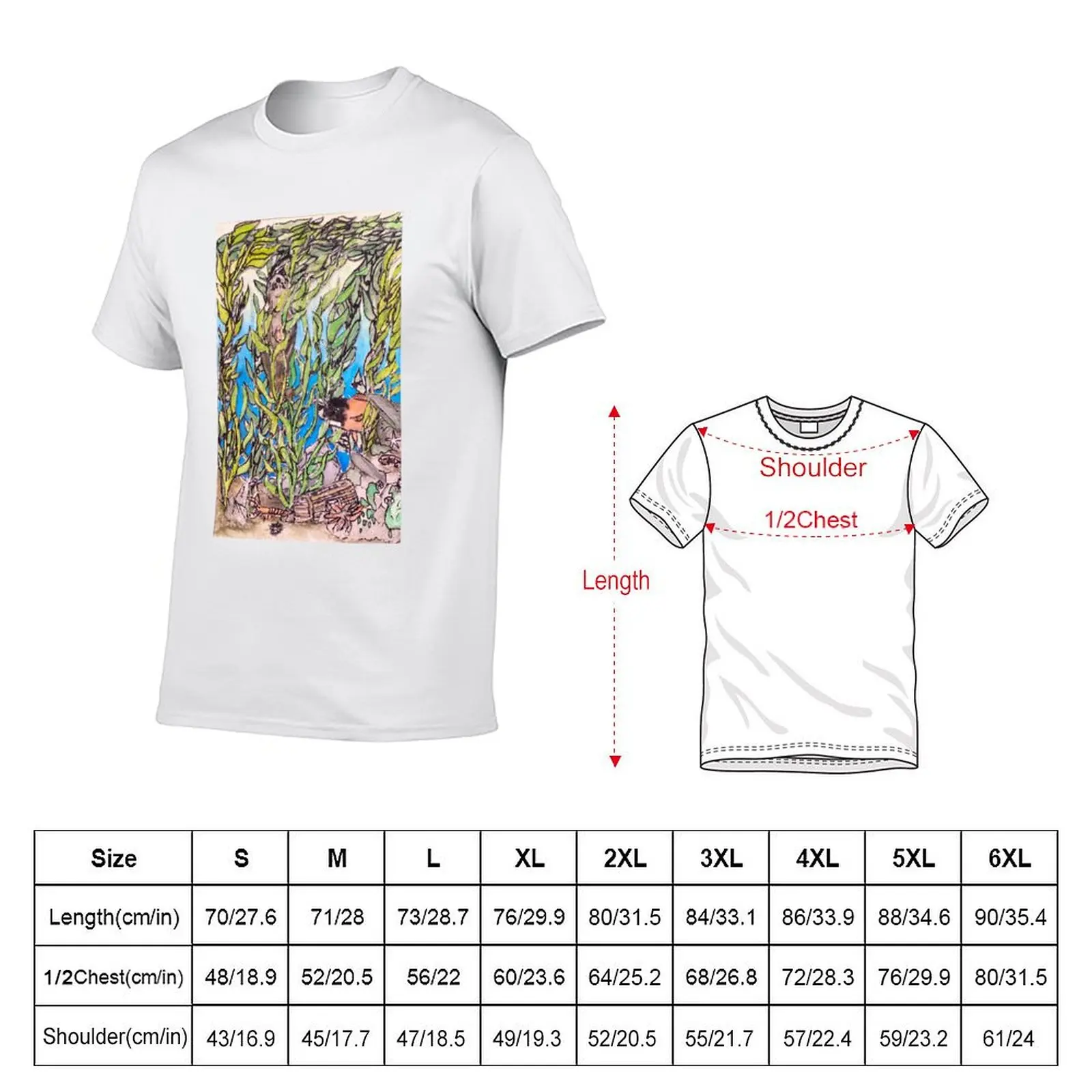 Kelp Forest Daydream T-Shirt cute tops blacks Men's t-shirt